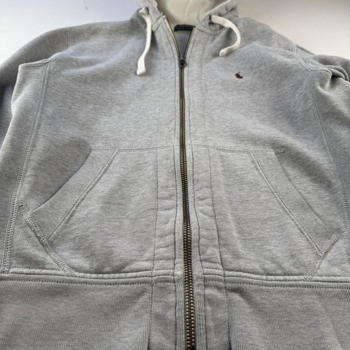 Polo Ralph Lauren Embroidered Pony Full Zip Hoodie - Threads Uncovered