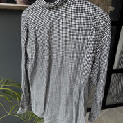 Polo Ralph Lauren Embroidered Pony Linen Checkered Shirt XXL - Threads Uncovered