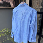 Polo Ralph Lauren Embroidered Pony Linen Shirt L - Threads Uncovered