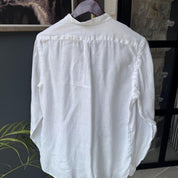 Polo Ralph Lauren Embroidered Pony Linen Shirt L - Threads Uncovered