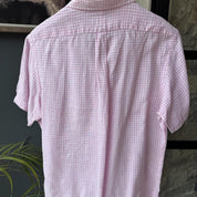 Polo Ralph Lauren Embroidered Pony Linen Shirt L - Threads Uncovered