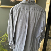 Polo Ralph Lauren Embroidered Pony Linen Shirt L - Threads Uncovered