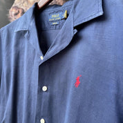 Polo Ralph Lauren Embroidered Pony Linen Shirt M - Threads Uncovered