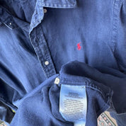Polo Ralph Lauren Embroidered Pony Linen Shirt M - Threads Uncovered