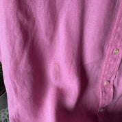 Polo Ralph Lauren Embroidered Pony Linen Shirt M - Threads Uncovered