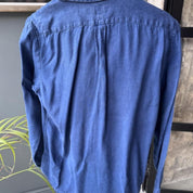 Polo Ralph Lauren Embroidered Pony Linen Shirt M - Threads Uncovered
