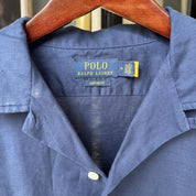 Polo Ralph Lauren Embroidered Pony Linen Shirt M - Threads Uncovered
