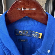 Polo Ralph Lauren Embroidered Pony Linen Shirt M - Threads Uncovered