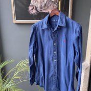 Polo Ralph Lauren Embroidered Pony Linen Shirt M - Threads Uncovered