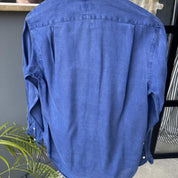 Polo Ralph Lauren Embroidered Pony Linen Shirt S - Threads Uncovered