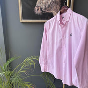 Polo Ralph Lauren Embroidered Pony Linen Shirt S - Threads Uncovered