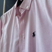 Polo Ralph Lauren Embroidered Pony Linen Shirt S - Threads Uncovered