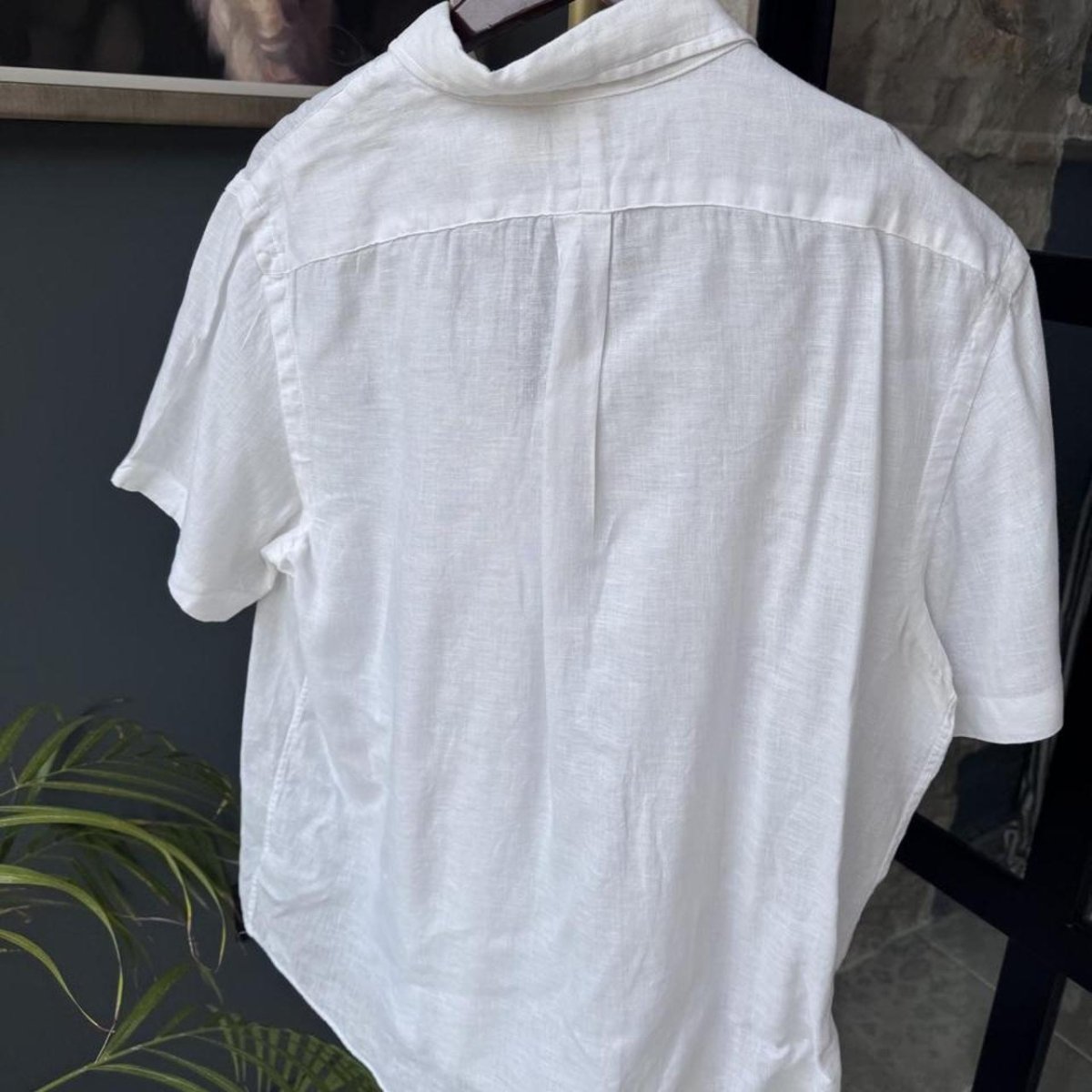 Polo Ralph Lauren Embroidered Pony Linen Shirt XL - Threads Uncovered