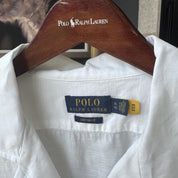 Polo Ralph Lauren Embroidered Pony Linen Shirt XL - Threads Uncovered