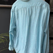 Polo Ralph Lauren Embroidered Pony Linen Shirt XL - Threads Uncovered
