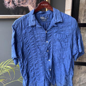 Polo Ralph Lauren Embroidered Pony Linen Shirt XL - Threads Uncovered