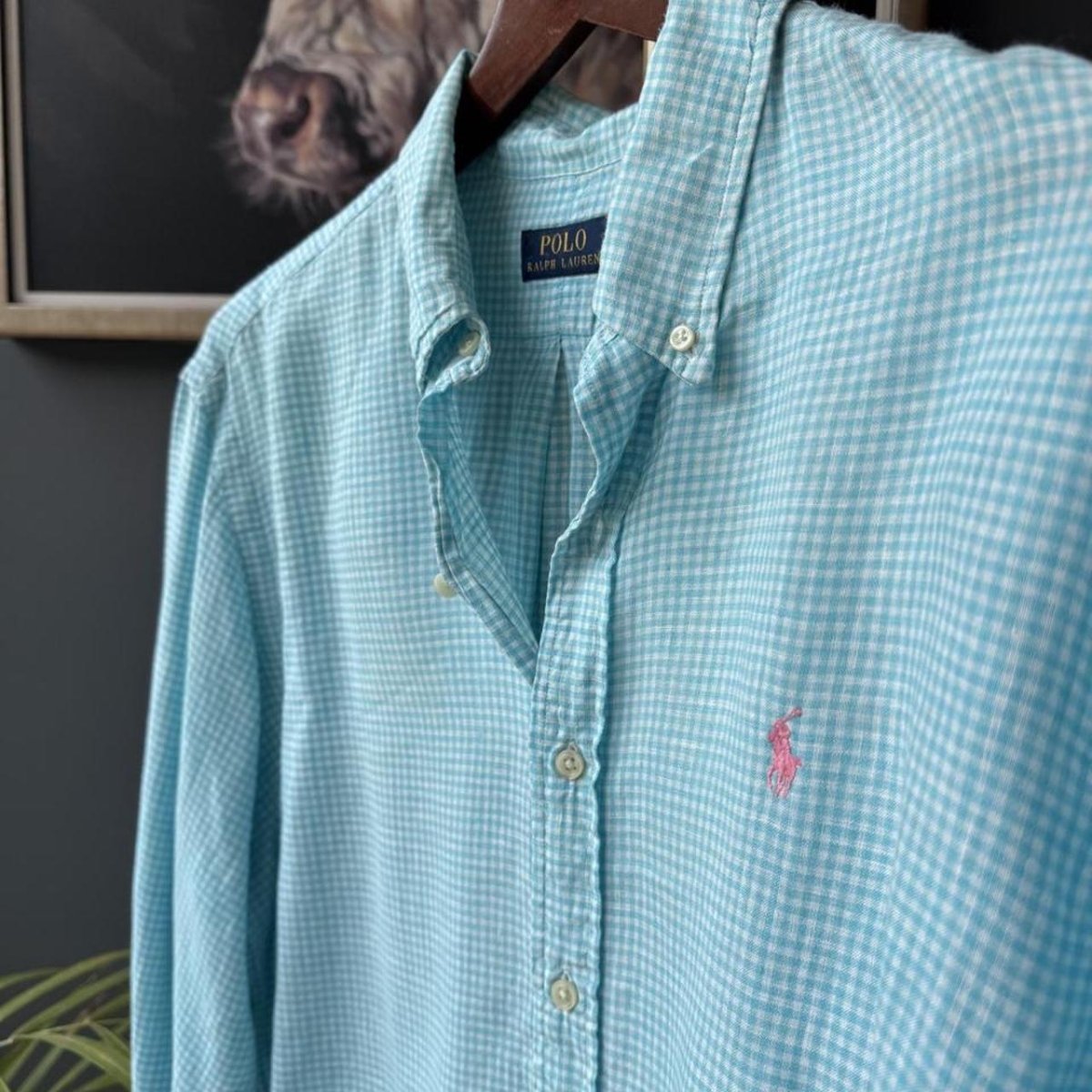 Polo Ralph Lauren Embroidered Pony Linen Shirt XL - Threads Uncovered