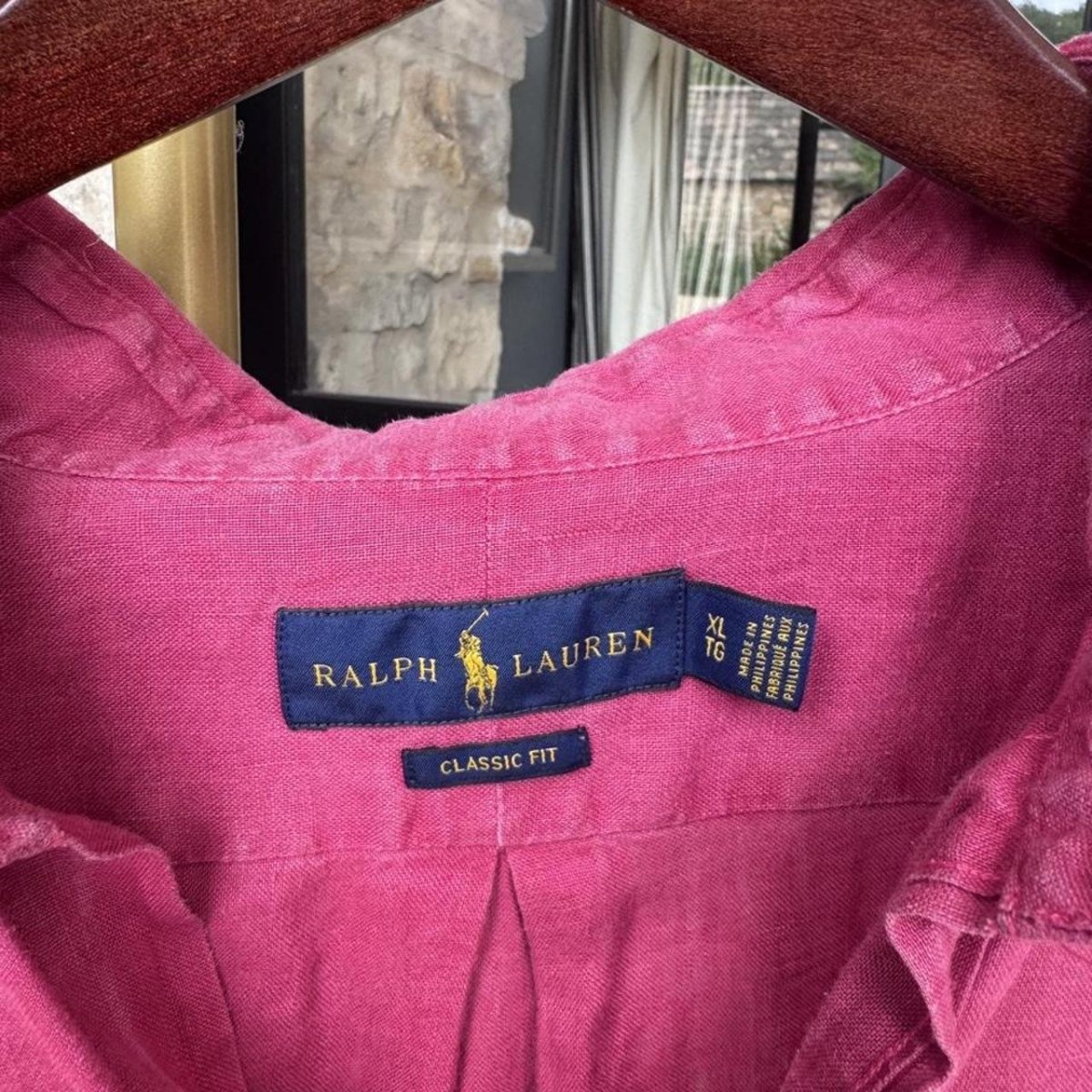 Polo Ralph Lauren Embroidered Pony Linen Shirt XL - Threads Uncovered