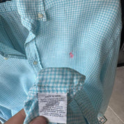 Polo Ralph Lauren Embroidered Pony Linen Shirt XL - Threads Uncovered