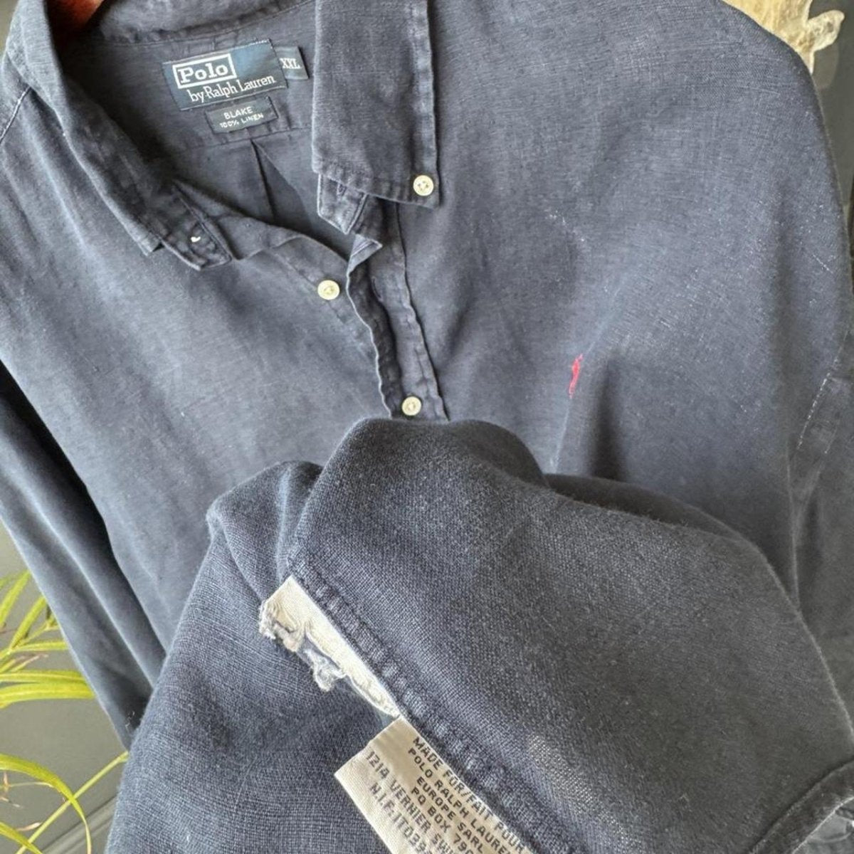 Polo Ralph Lauren Embroidered Pony Linen Shirt XXL - Threads Uncovered