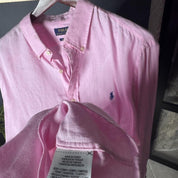 Polo Ralph Lauren Embroidered Pony Linen Shirt XXL - Threads Uncovered