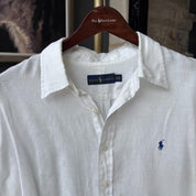 Polo Ralph Lauren Embroidered Pony Linen Shirt XXL - Threads Uncovered