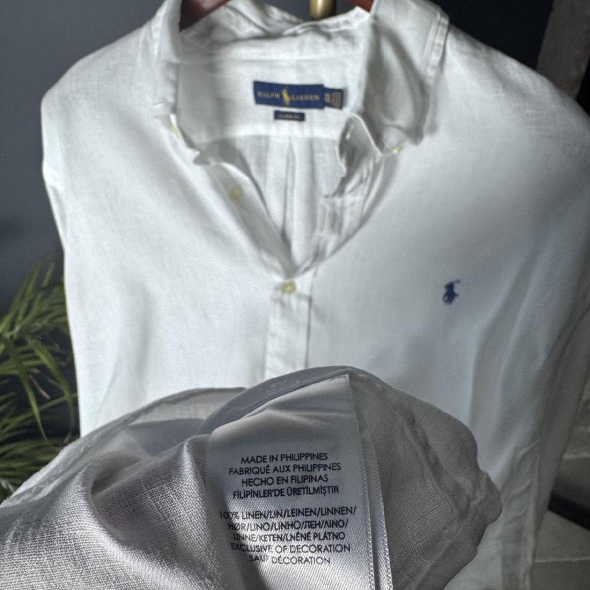Polo Ralph Lauren Embroidered Pony Linen Shirt XXL - Threads Uncovered