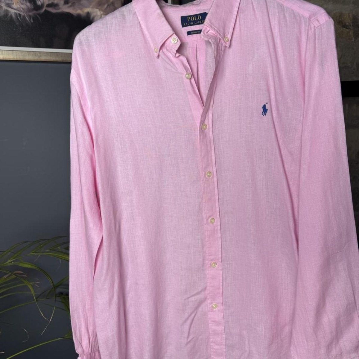Polo Ralph Lauren Embroidered Pony Linen Shirt XXL - Threads Uncovered