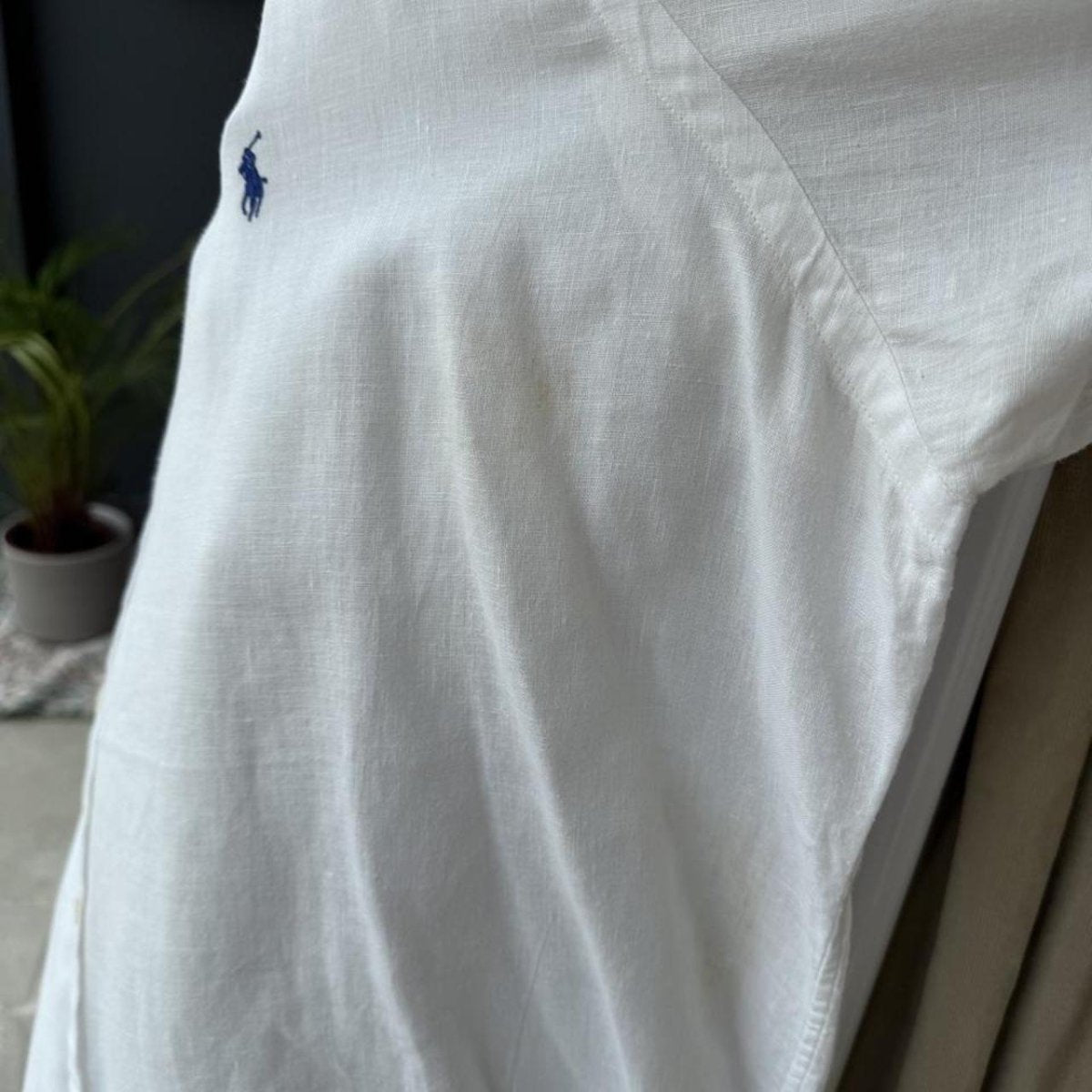 Polo Ralph Lauren Embroidered Pony Linen Shirt XXL - Threads Uncovered