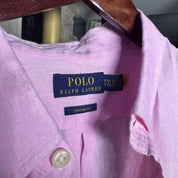 Polo Ralph Lauren Embroidered Pony Linen Shirt XXL - Threads Uncovered