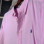 Polo Ralph Lauren Embroidered Pony Linen Shirt XXL - Threads Uncovered