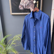 Polo Ralph Lauren Embroidered Pony Linen Shirt XXL - Threads Uncovered