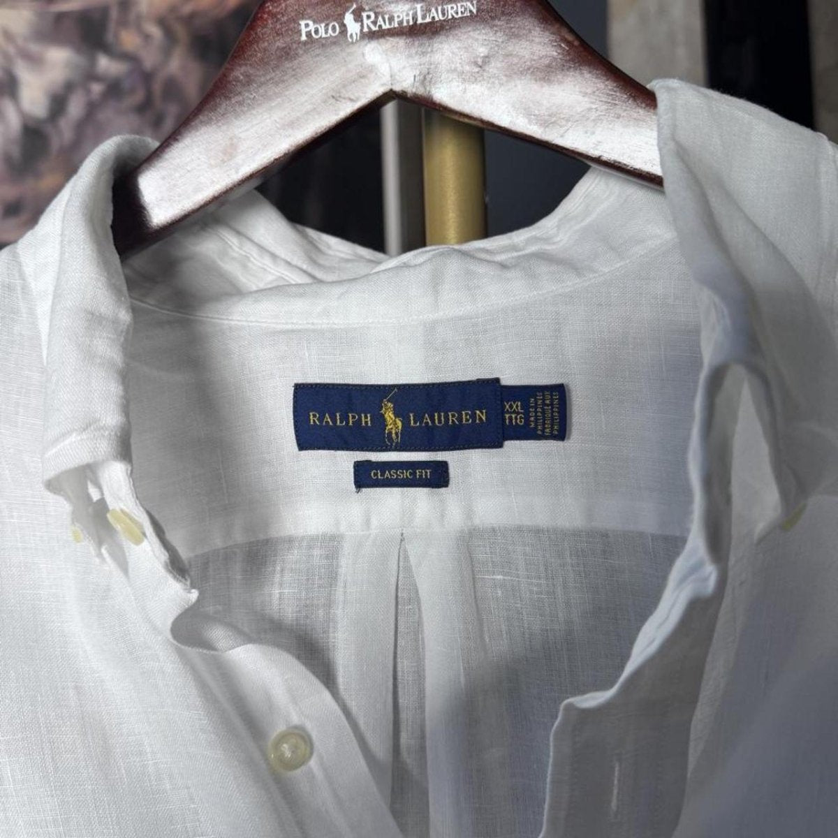 Polo Ralph Lauren Embroidered Pony Linen Shirt XXL - Threads Uncovered