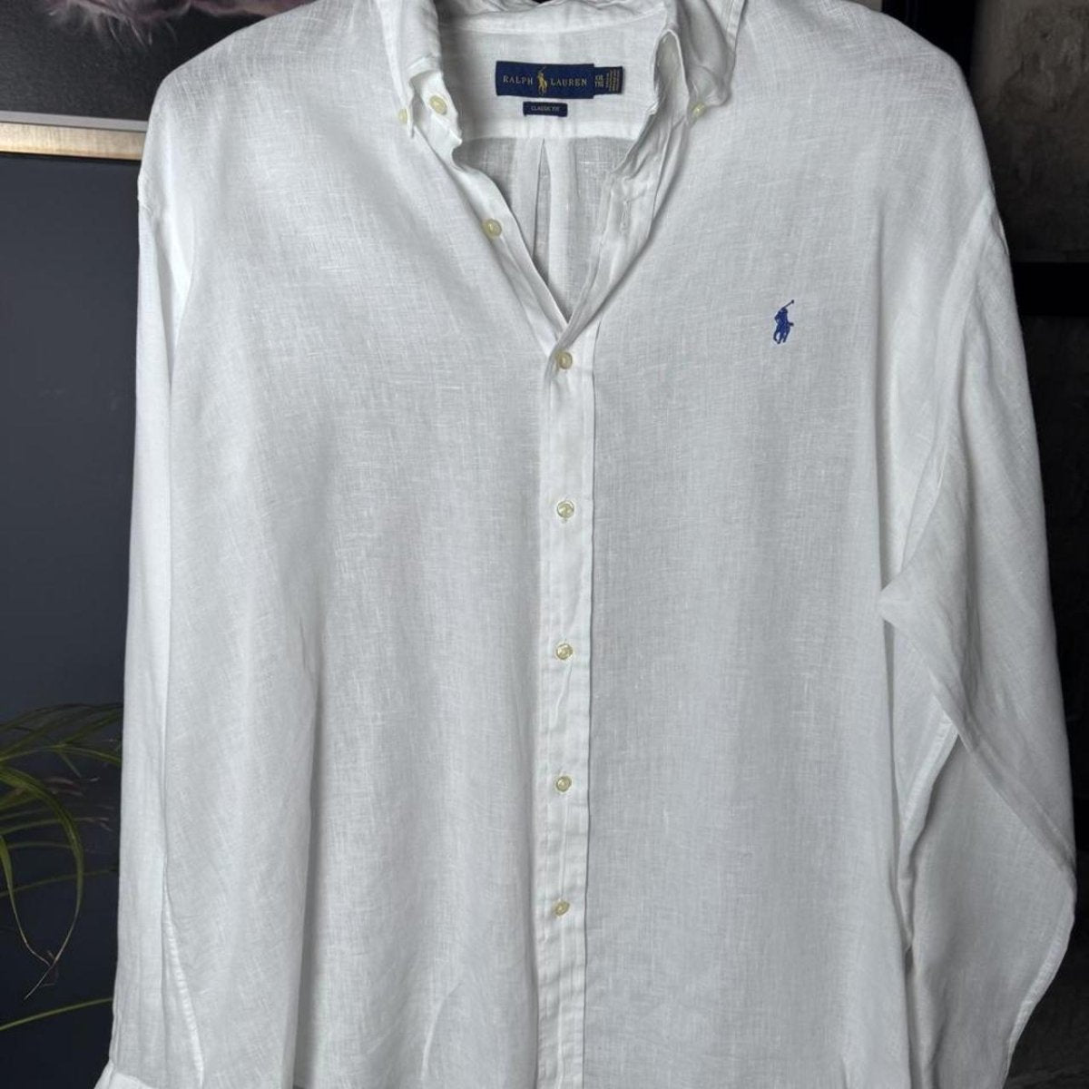 Polo Ralph Lauren Embroidered Pony Linen Shirt XXL - Threads Uncovered