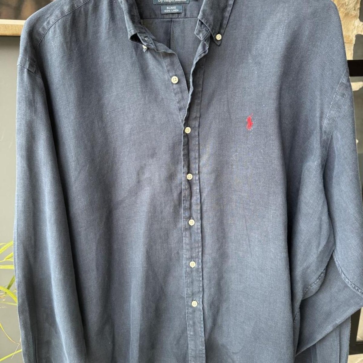 Polo Ralph Lauren Embroidered Pony Linen Shirt XXL - Threads Uncovered