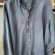 Polo Ralph Lauren Embroidered Pony Linen Shirt XXL - Threads Uncovered