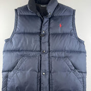 Polo Ralph Lauren Embroidered Pony Puffer Gilet M - Threads Uncovered