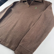 Polo Ralph Lauren Embroidered Pony Quarter Zip Fleece S - Threads Uncovered