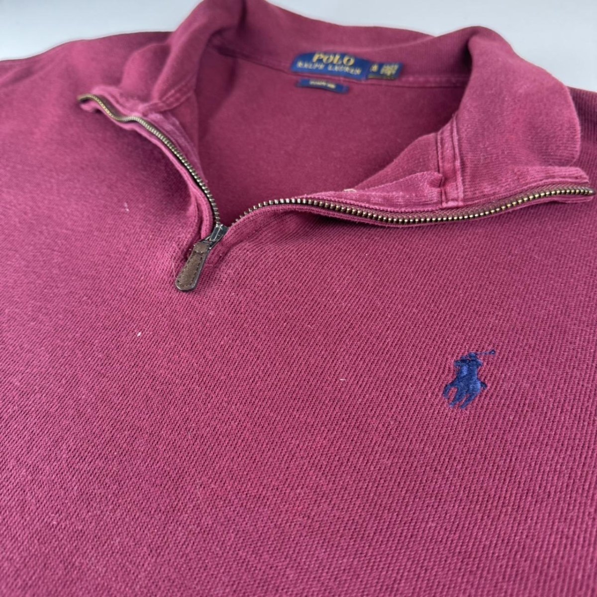 Polo Ralph Lauren Embroidered Pony Quarter Zip XXL - Threads Uncovered