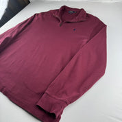 Polo Ralph Lauren Embroidered Pony Quarter Zip XXL - Threads Uncovered