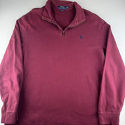 Polo Ralph Lauren Embroidered Pony Quarter Zip XXL - Threads Uncovered