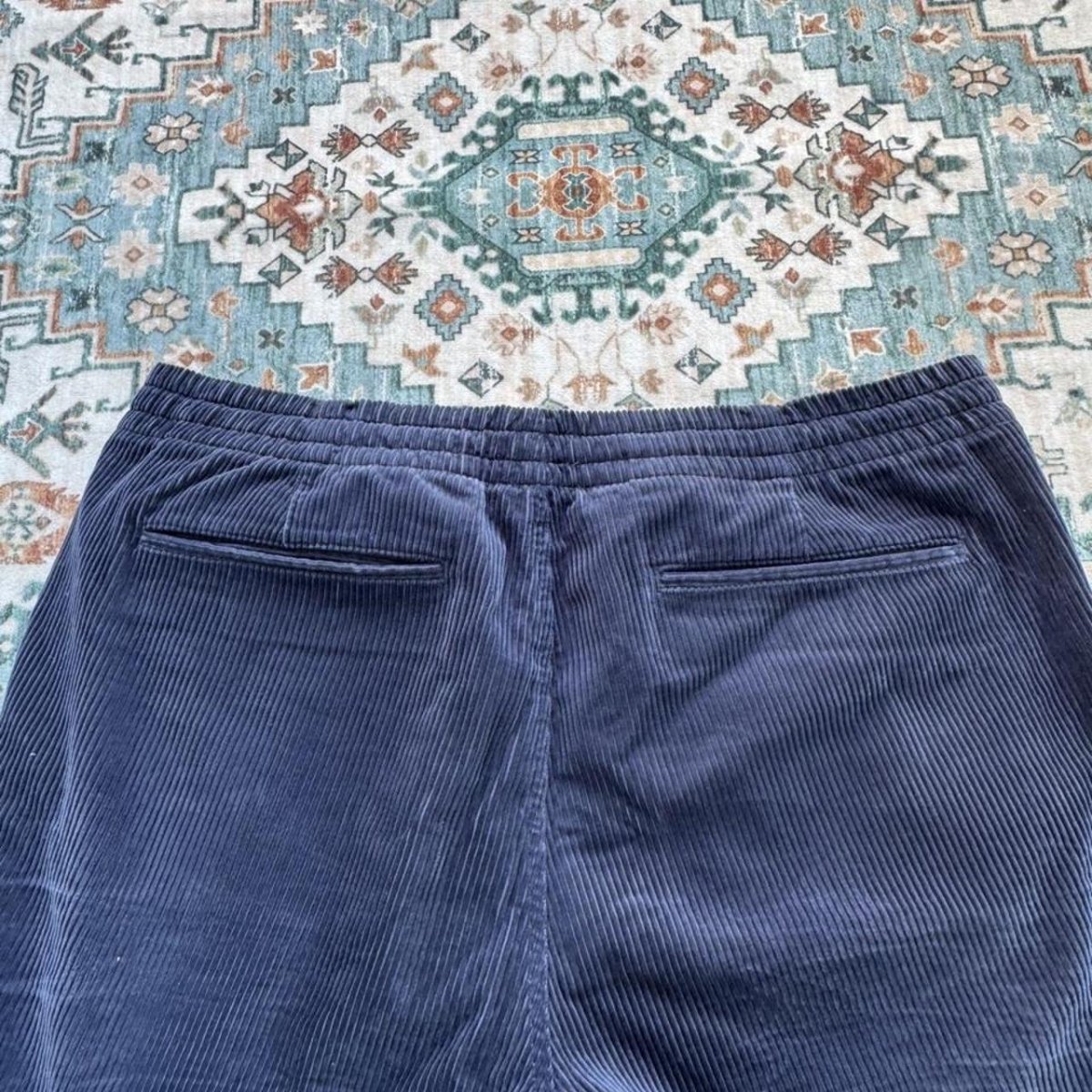 Polo Ralph Lauren Navy Corduroy Shorts Large (34W) - Threads Uncovered
