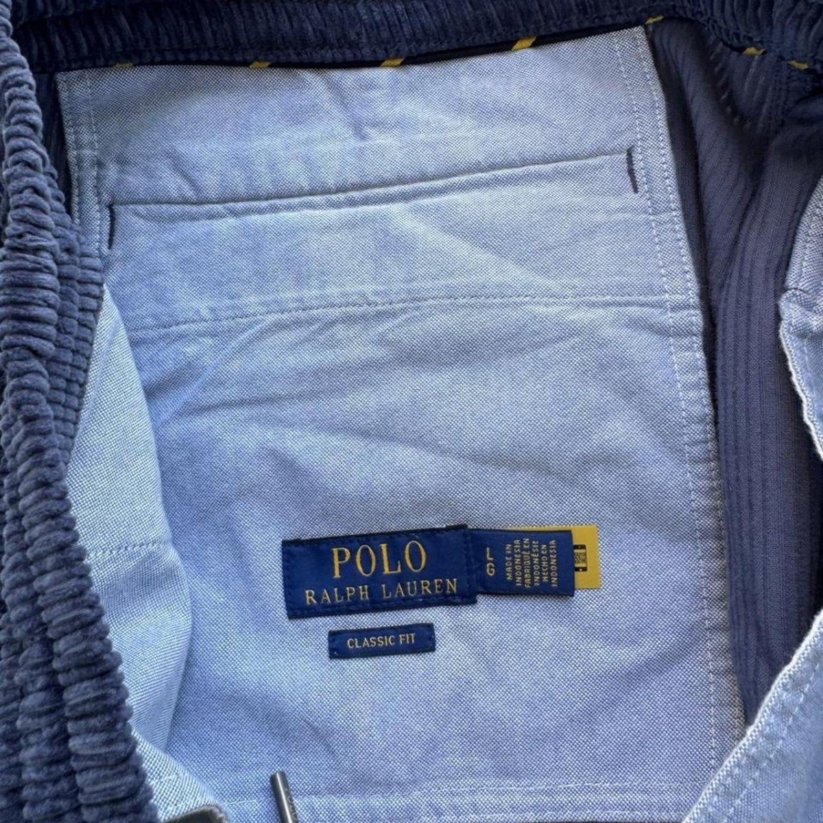 Polo Ralph Lauren Navy Corduroy Shorts Large (34W) - Threads Uncovered