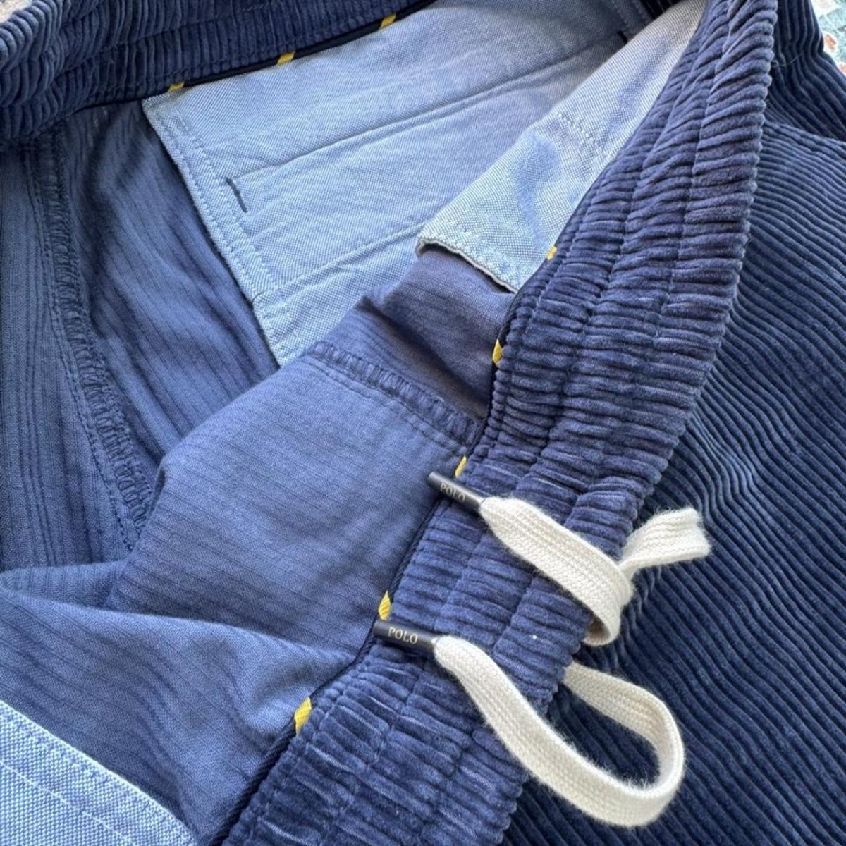 Polo Ralph Lauren Navy Corduroy Shorts Large (34W) - Threads Uncovered