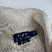 Polo Ralph Lauren Pima Cotton Full Zip Jumper M - Threads Uncovered