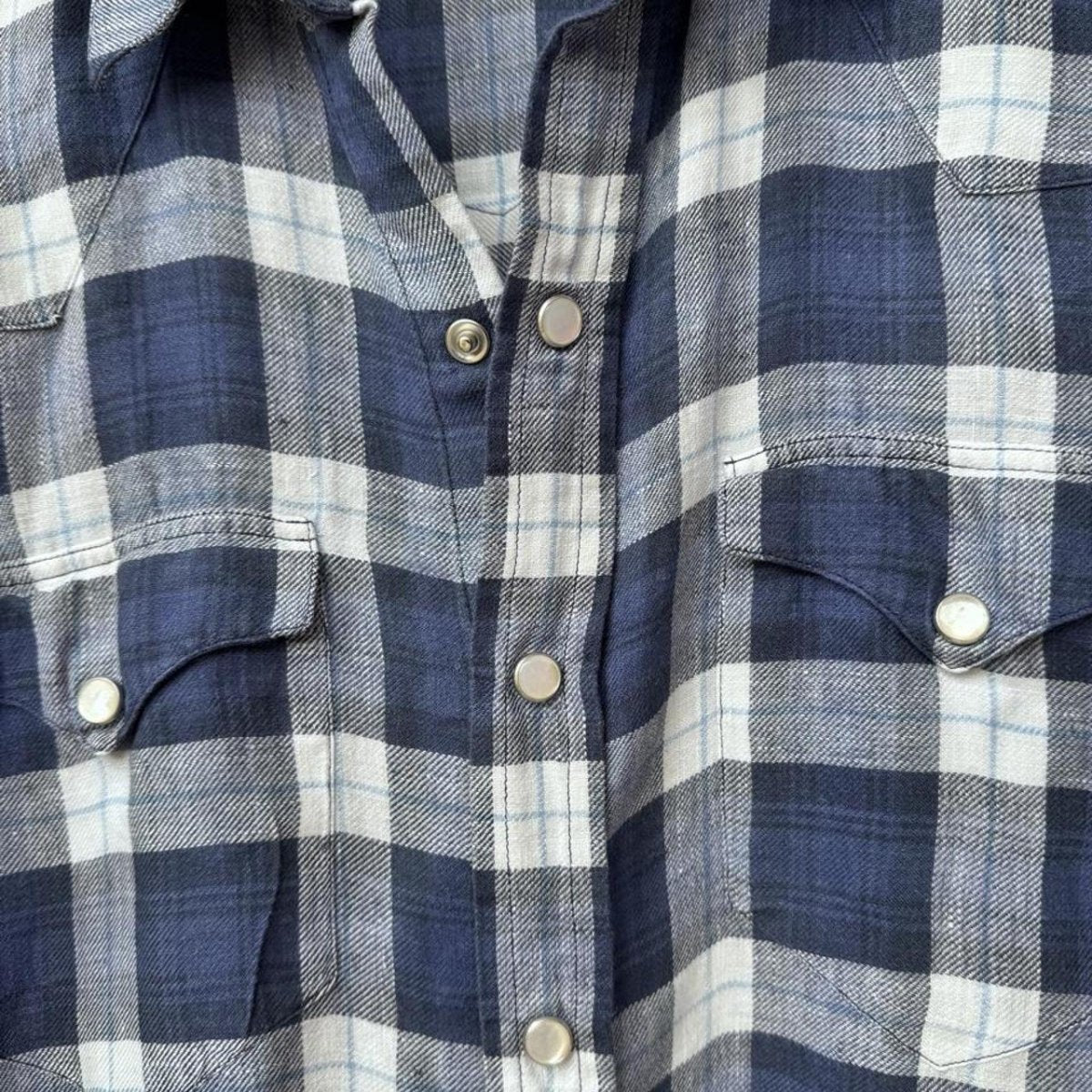 Polo Ralph Lauren Purple Label Linen Shirt M - Threads Uncovered