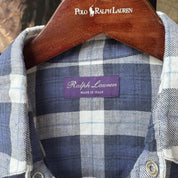 Polo Ralph Lauren Purple Label Linen Shirt M - Threads Uncovered