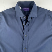 Polo Ralph Lauren Purple Label Made in Italy Cotton Shirt 16 - Threads Uncovered