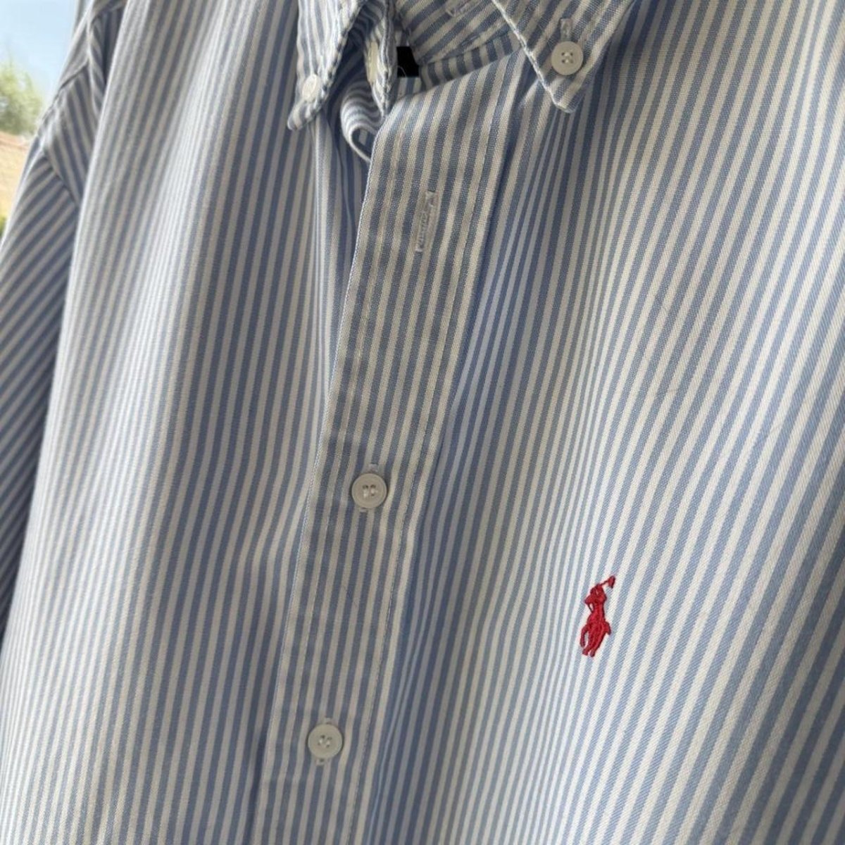 Polo Ralph Lauren Striped Button Down Shirt L - Threads Uncovered