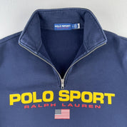 Polo Sport Polo Ralph Lauren Spellout Quarter Zip M - Threads Uncovered